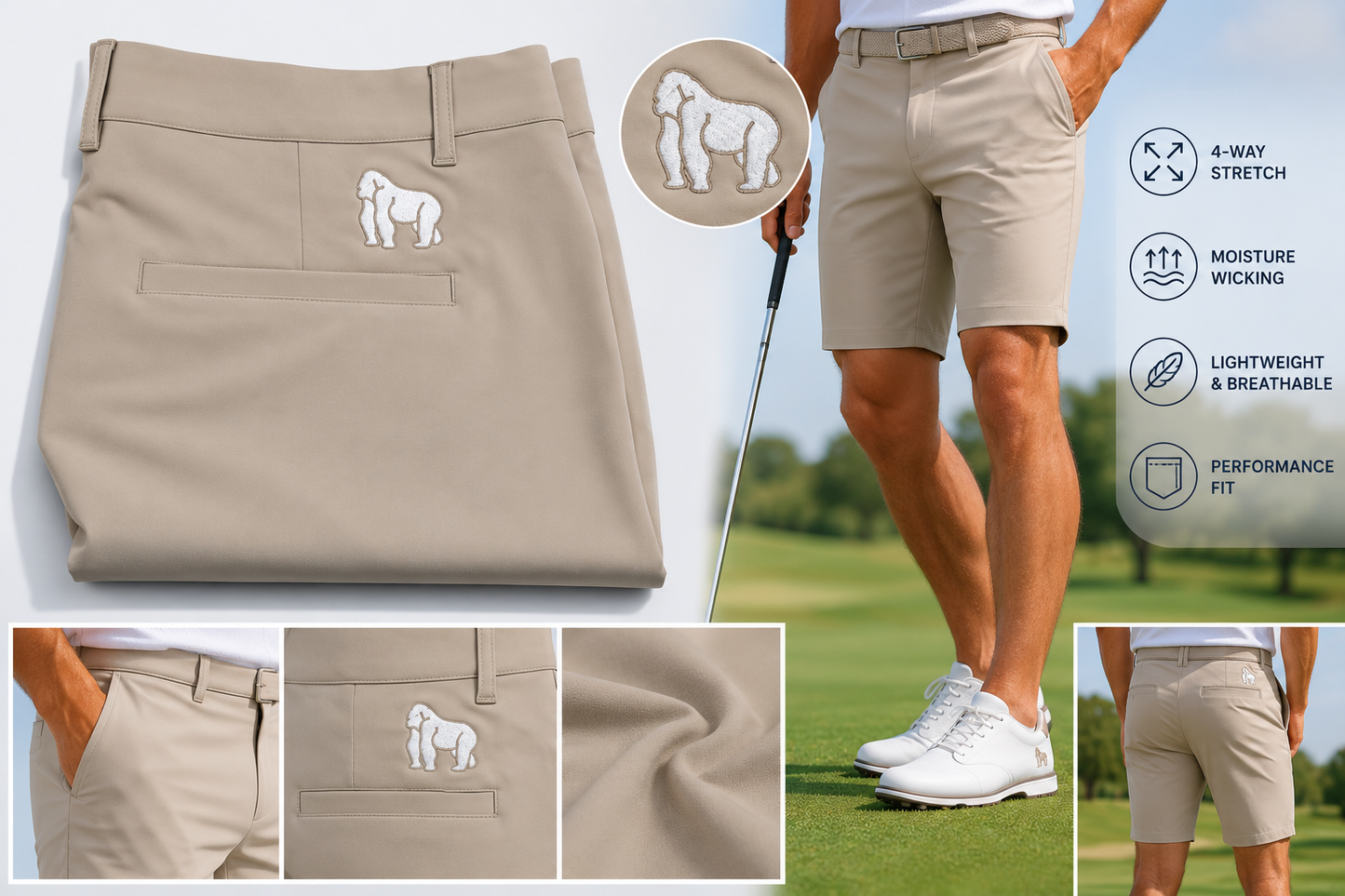 Gorilla Golf Shorts