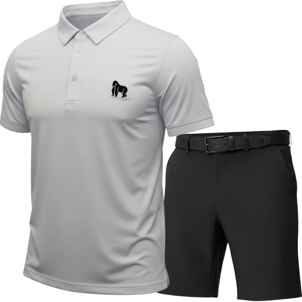 Signature White Gorilla Polo (Athletic Fit)