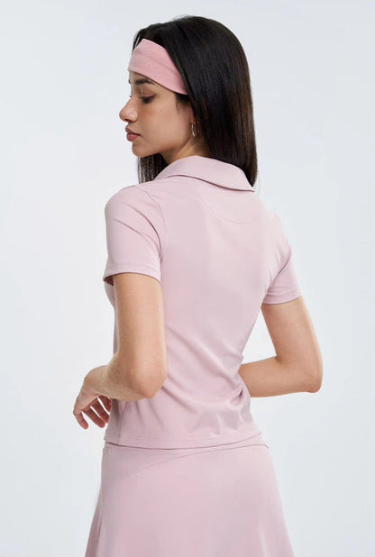 Women’s Pink Gorilla Polo (Slim Fit)