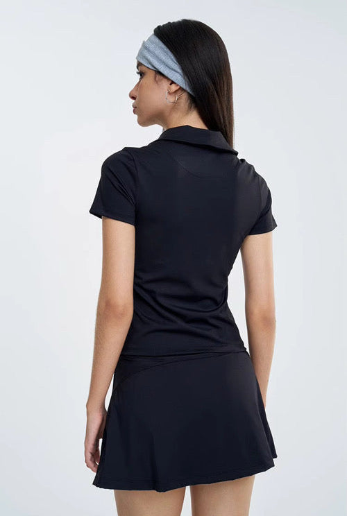 Women’s Black Gorilla Polo (Slim Fit)